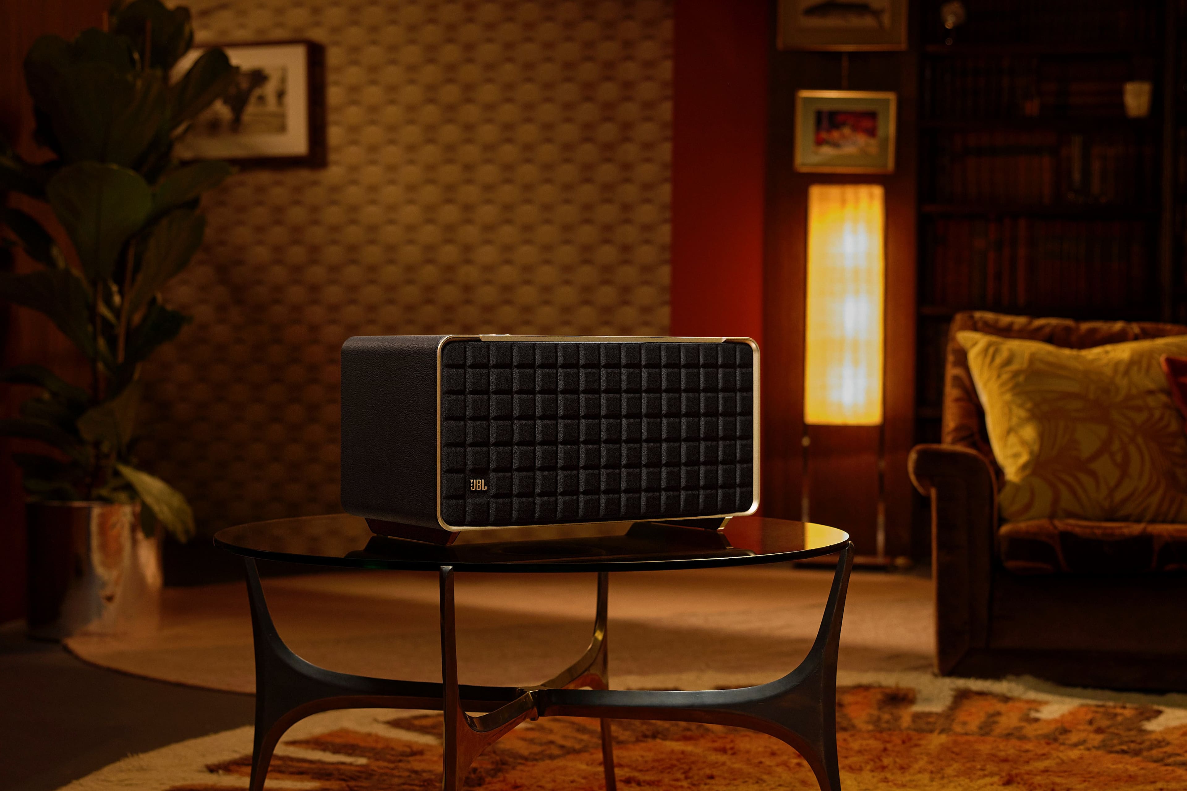 Alt View 22. JBL - Authentics 500 Smart Home Speaker - Black.