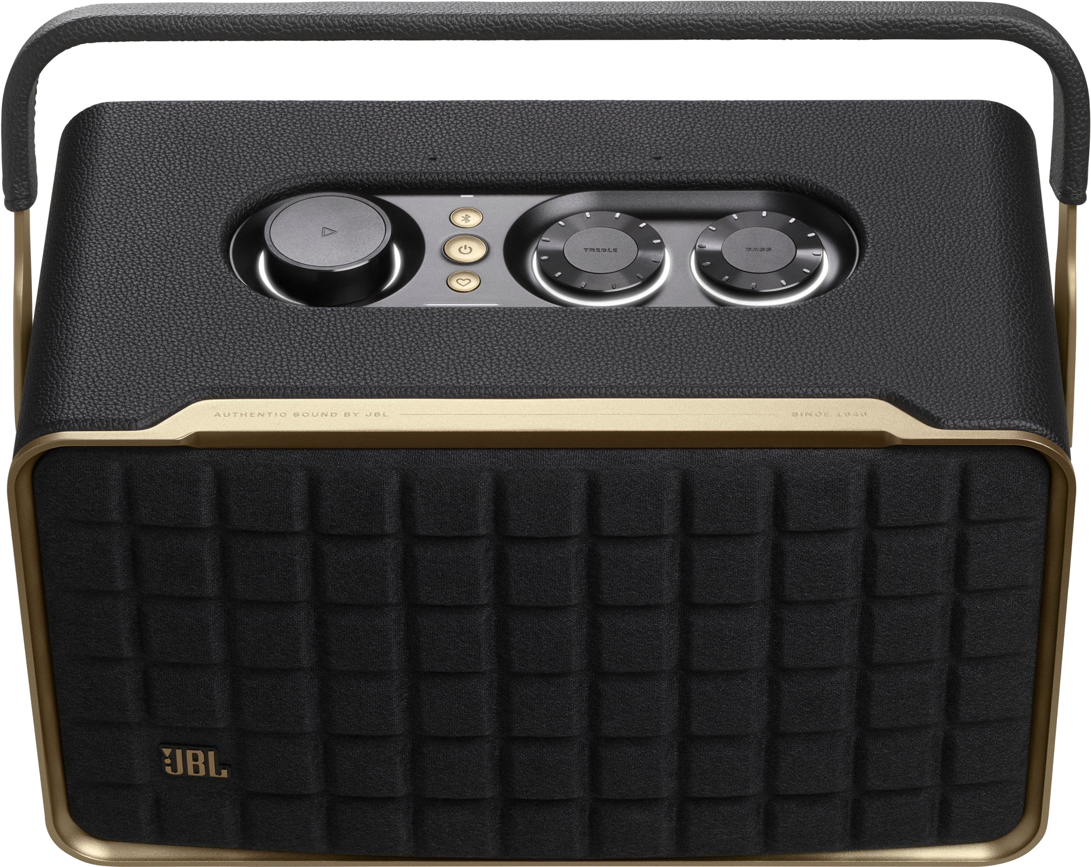 Alt View 1. JBL - Authentics 300 Smart Home Speaker - Black.