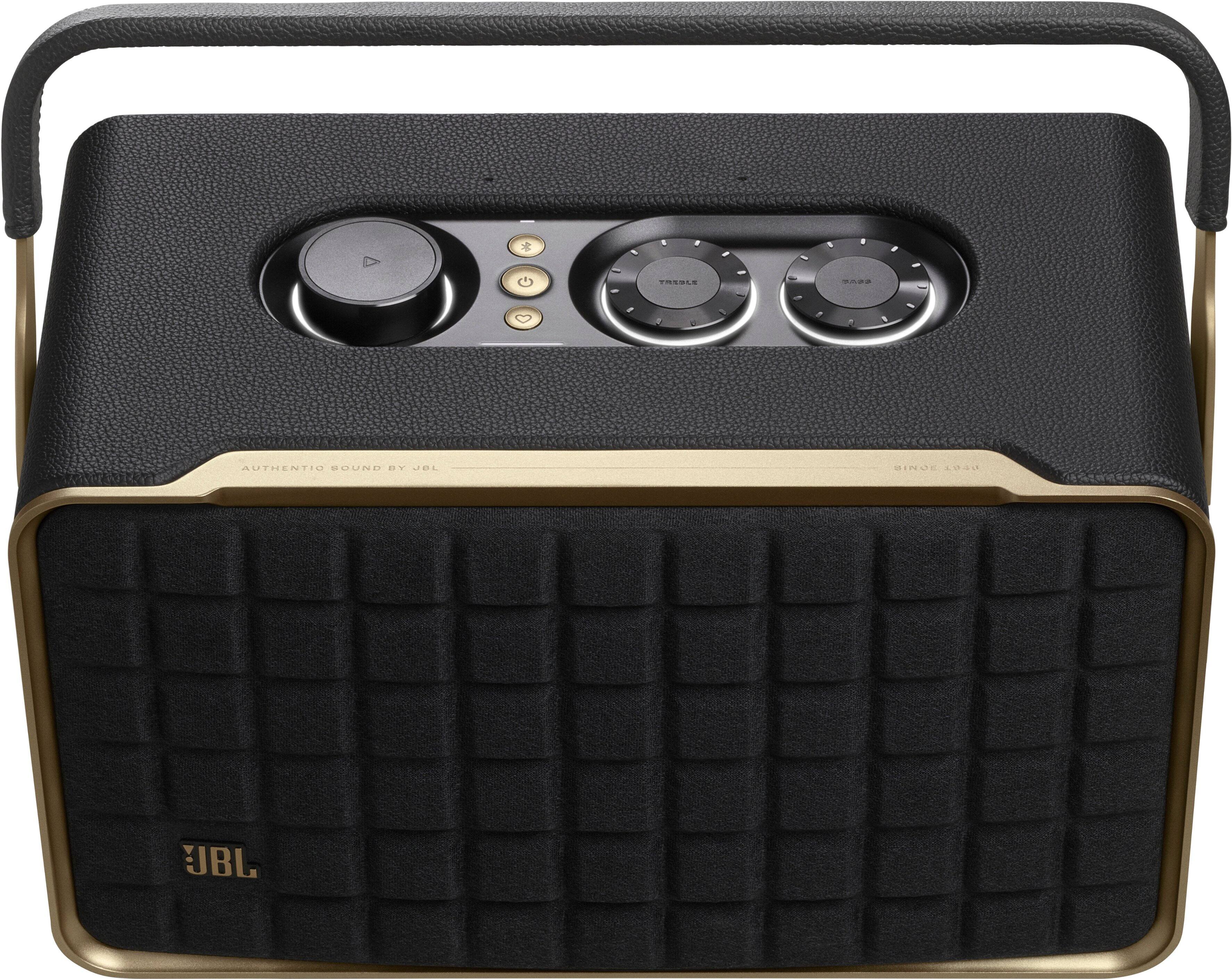 Alt View 1. JBL - Authentics 300 Smart Home Speaker - Black.