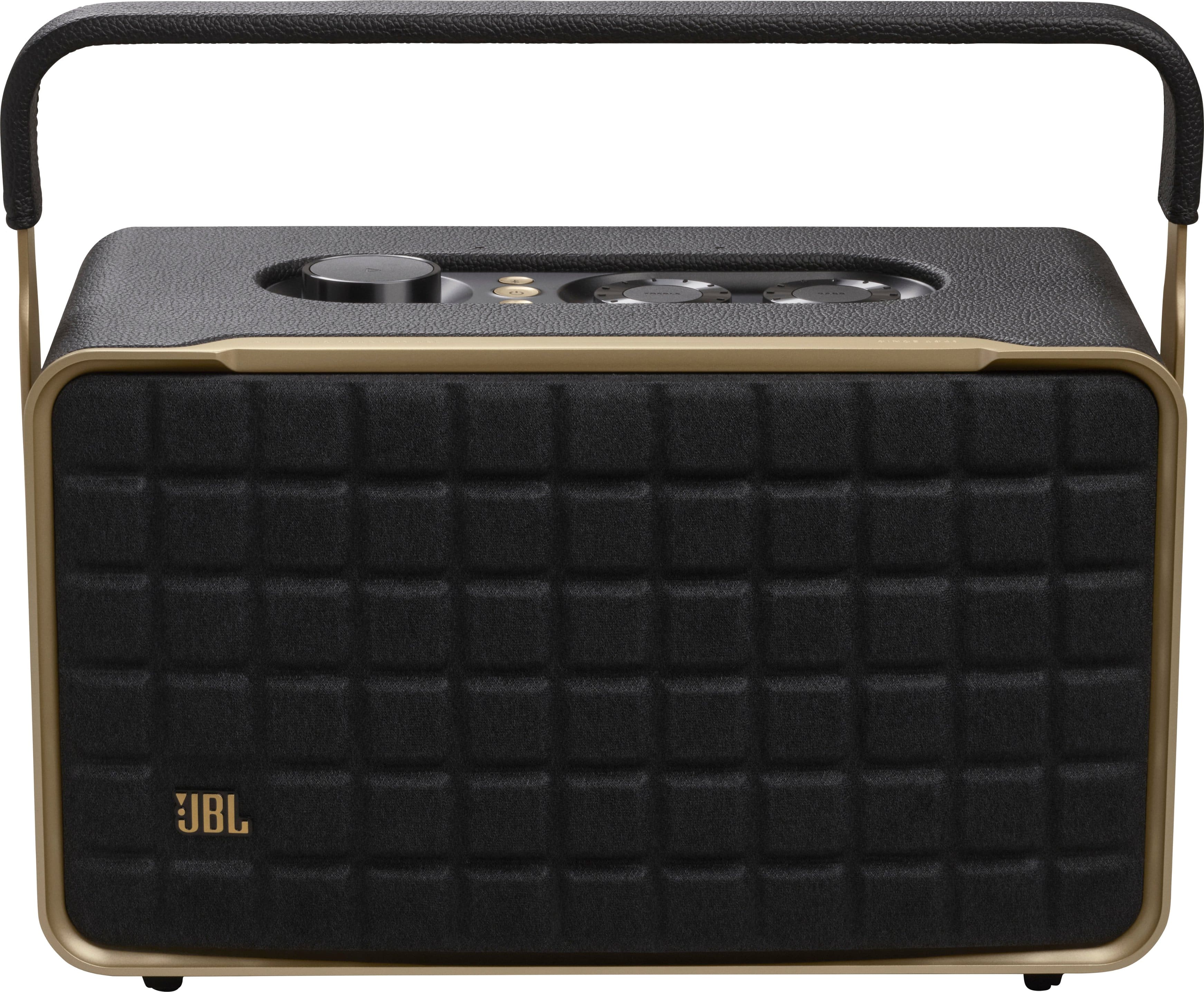 Left. JBL - Authentics 300 Smart Home Speaker - Black.