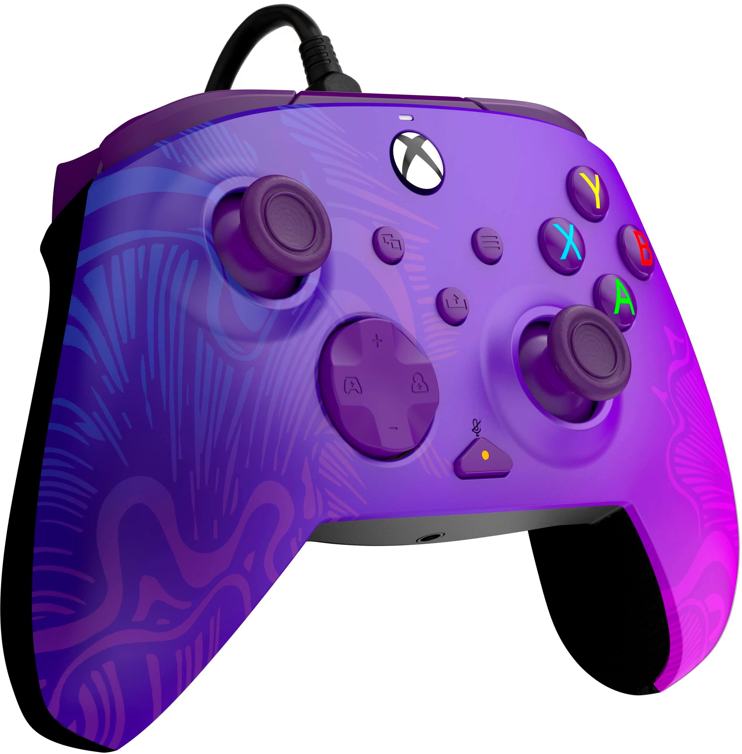 Alt View 11. PDP - REMATCH Advanced Wired Controller For Xbox Series X|S, Xbox One, & Windows 10/11 PC - Purple Fade.