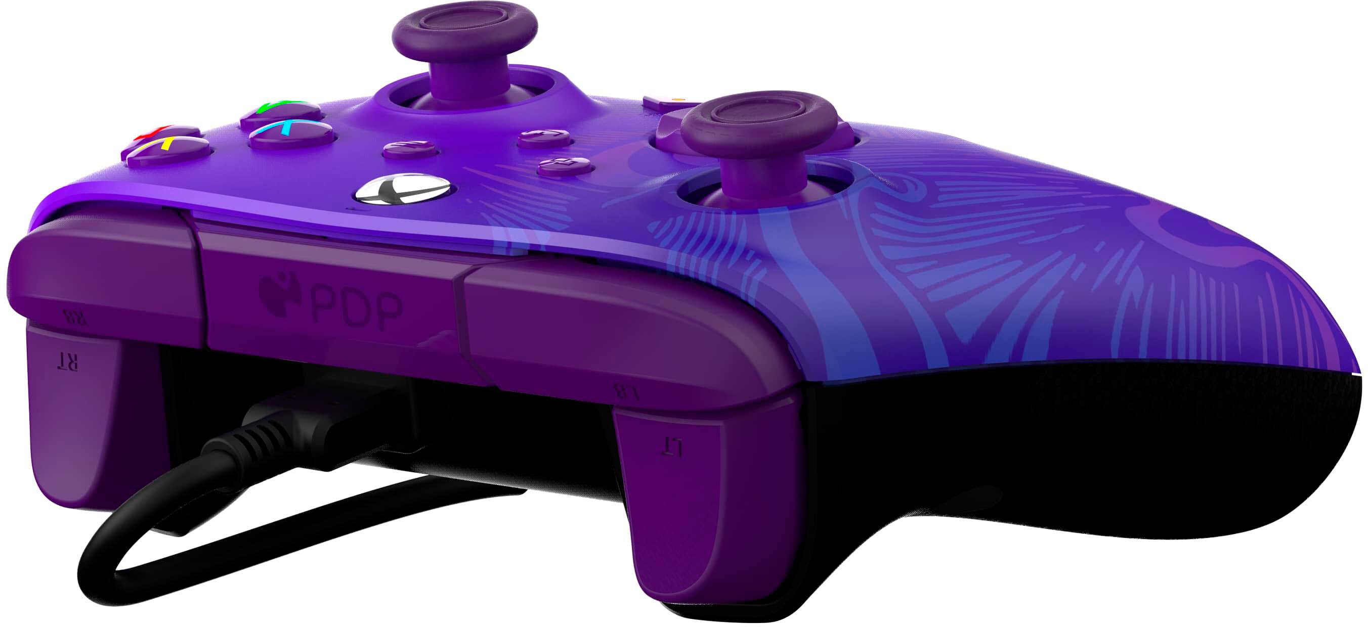 Alt View 12. PDP - REMATCH Advanced Wired Controller For Xbox Series X|S, Xbox One, & Windows 10/11 PC - Purple Fade.