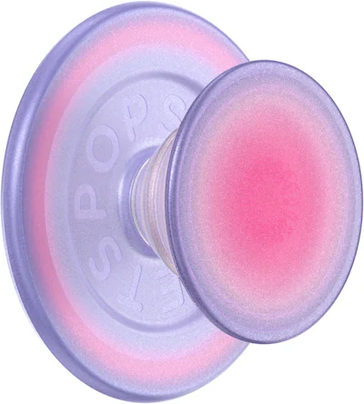 PopSockets: PopGrip With Swappable Top For Phones And Tablets - Color Chrome Aurora Purple