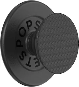 PopSockets - MagSafe PopGrip Universal Magnetic Grip & Stand with Adapter Ring for Cell Phones - Carbonite Weave (textured)