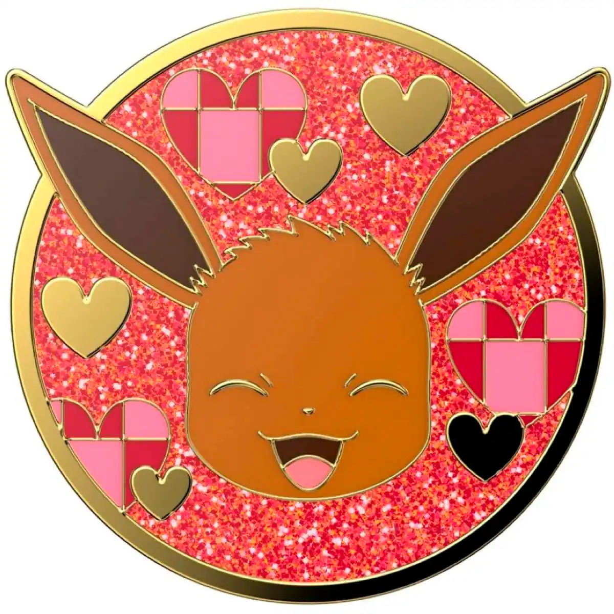 PopSockets - Adhesive PopGrip Universal Grip & Stand for Cell Phones - Pokemon Enamel Eevee XOXO