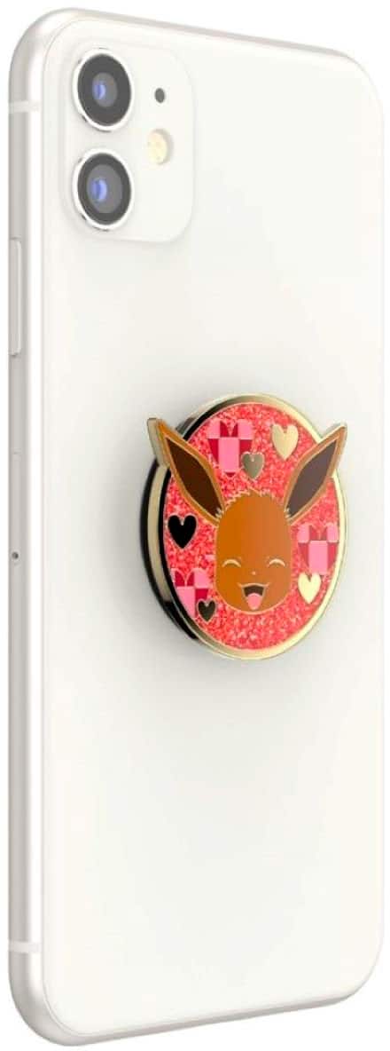 Alt View 11. PopSockets - PopGrip Cell Phone Grip & Stand - Licensed - Pokemon Enamel Eevee XOXO.