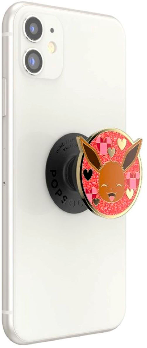 Cute Peaches and Eggplants on Stripes PopSockets Grip and Stand for Phones  and Tablets
