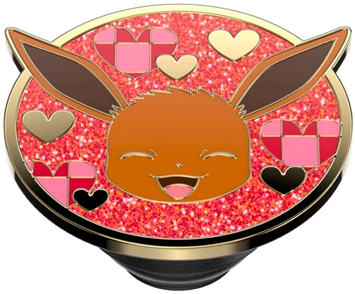 Alt View 13. PopSockets - PopGrip Cell Phone Grip & Stand - Licensed - Pokemon Enamel Eevee XOXO.