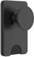 PopSockets - MagSafe PopWallet+ Cell Phone Wallet & Grip, with Adapter Ring - Black - Angle_Zoom