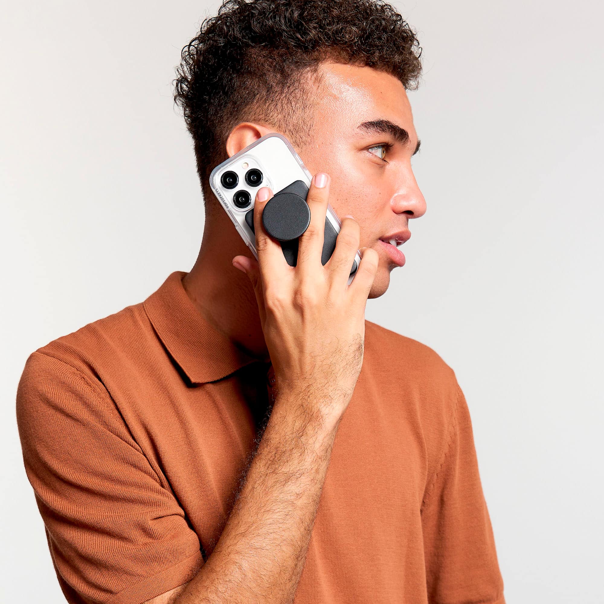 Alt View 15. PopSockets - MagSafe PopWallet+ Cell Phone Wallet & Grip, with Adapter Ring - Black.