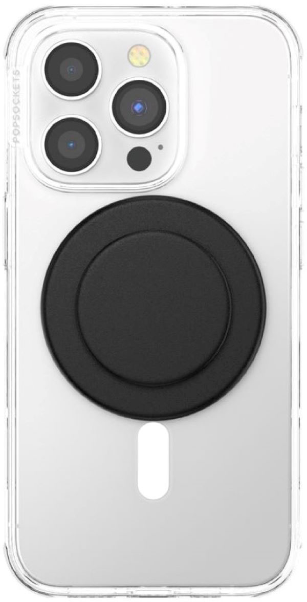 PopSockets MagSafe Round PopGrip Cell Phone Grip & Stand, with Adapter Ring  Black 806828 - Best Buy