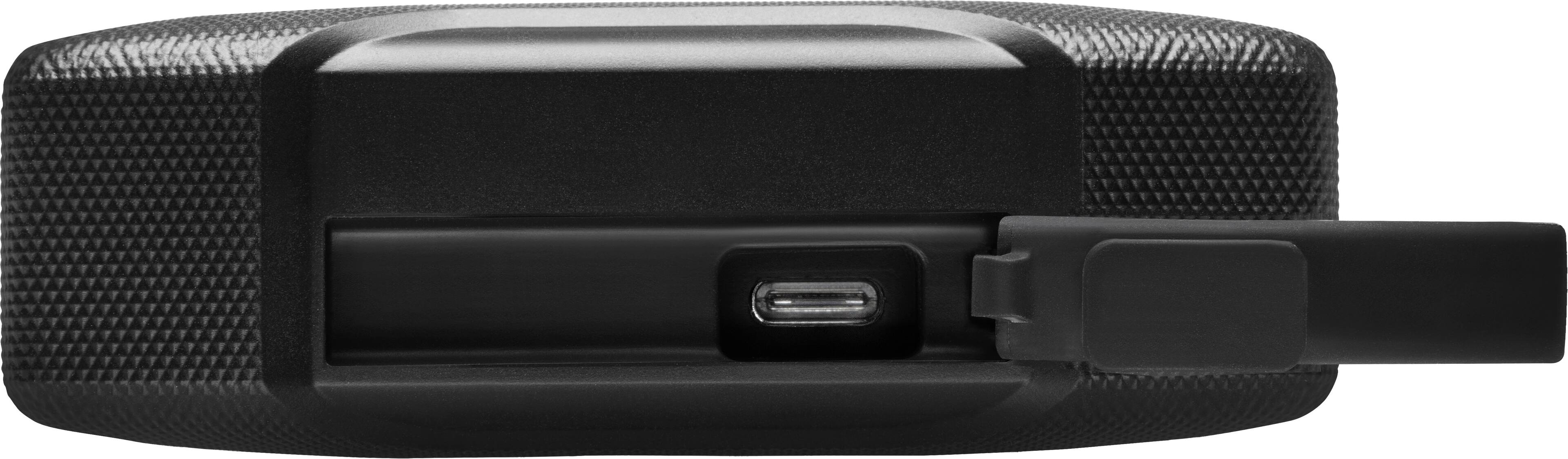 Alt View 1. SanDisk Professional - G-DRIVE ArmorATD 5TB External USB-C Portable Hard Drive - Space Gray.