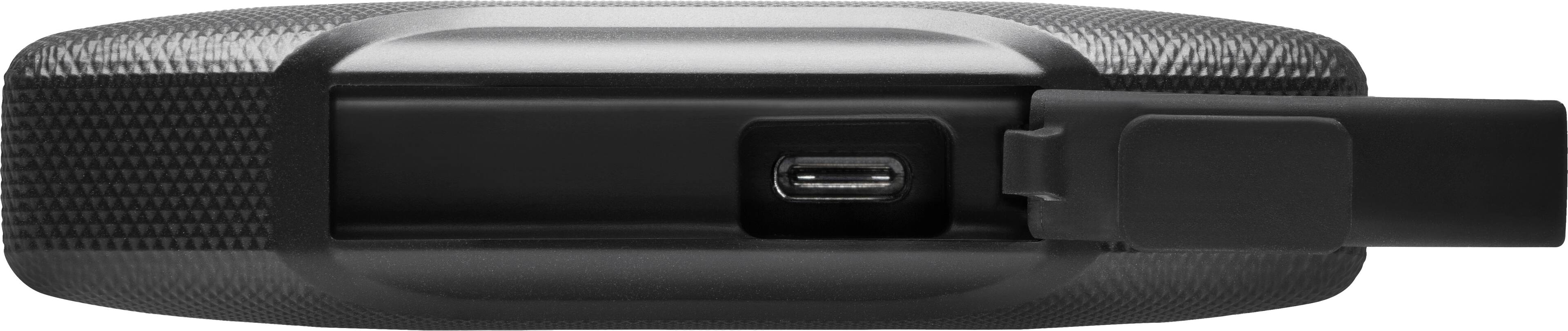 Alt View 1. SanDisk Professional - G-DRIVE ArmorATD 2TB External USB-C Portable Hard Drive - Space Gray.