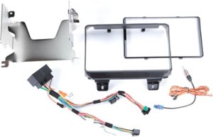 Maestro - Dash Kit And T-Harness Solution For 2018-Up Jeep Wrangler JL And 2020-Up Jeep Gladiator - Black - Front_Zoom
