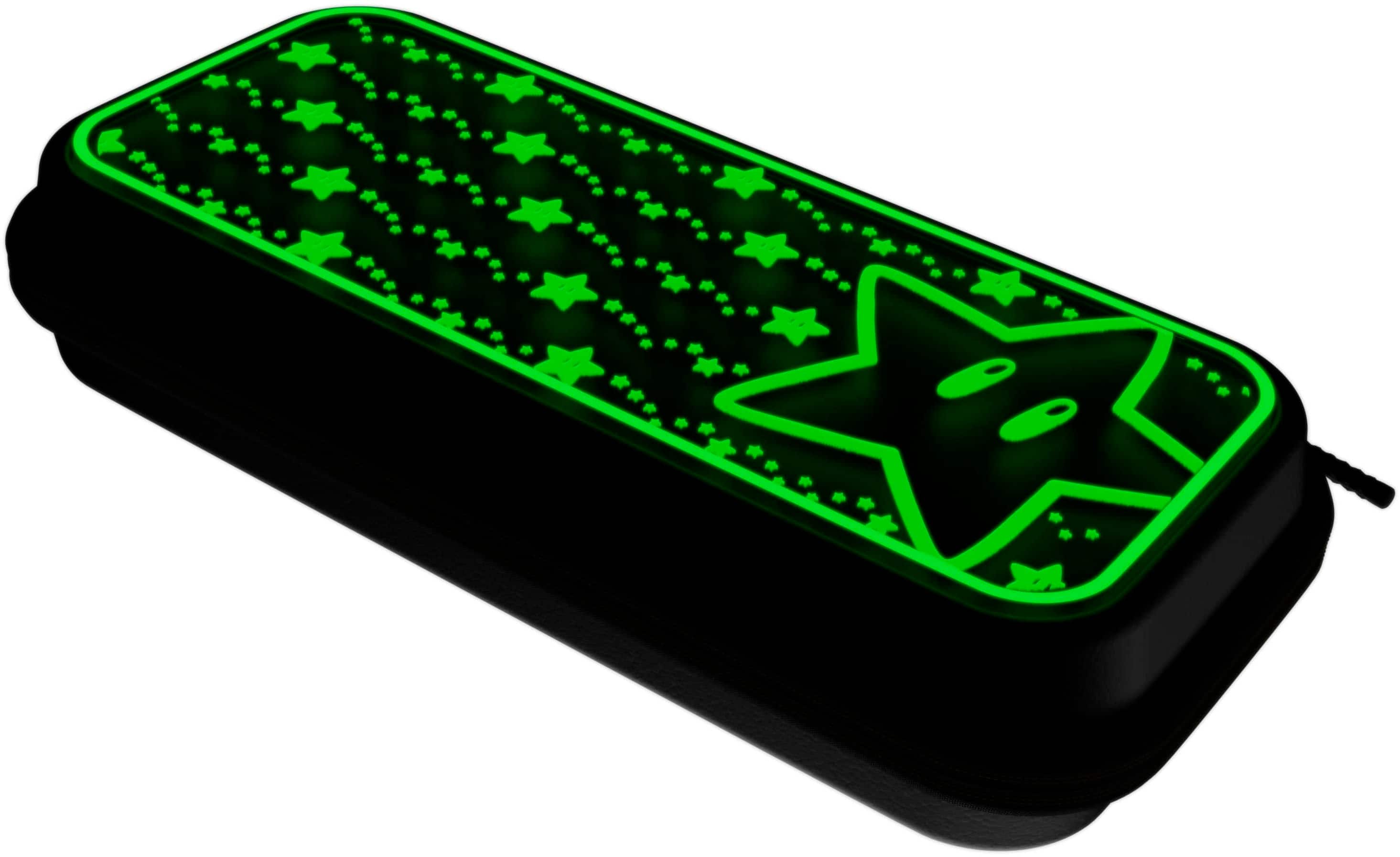 Alt View 12. PDP - Travel Case Plus GLOW For Nintendo Switch, Nintendo Switch Lite, Nintendo Switch - OLED Model - Super Star.