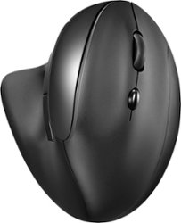 Insignia™ - Bluetooth 6-Button Ergonomic Mouse - Black - Front_Zoom