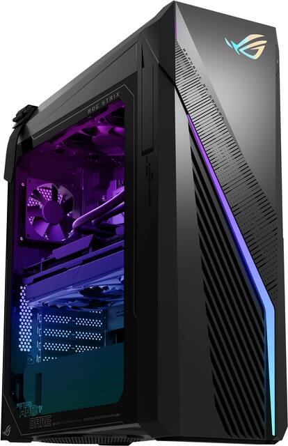 Front Zoom. ASUS - ROG Gaming Desktop - Intel Core i7-13700KF - 32GB Memory - NVIDIA GeForce RTX 4060Ti - 1TB SSD - Black.