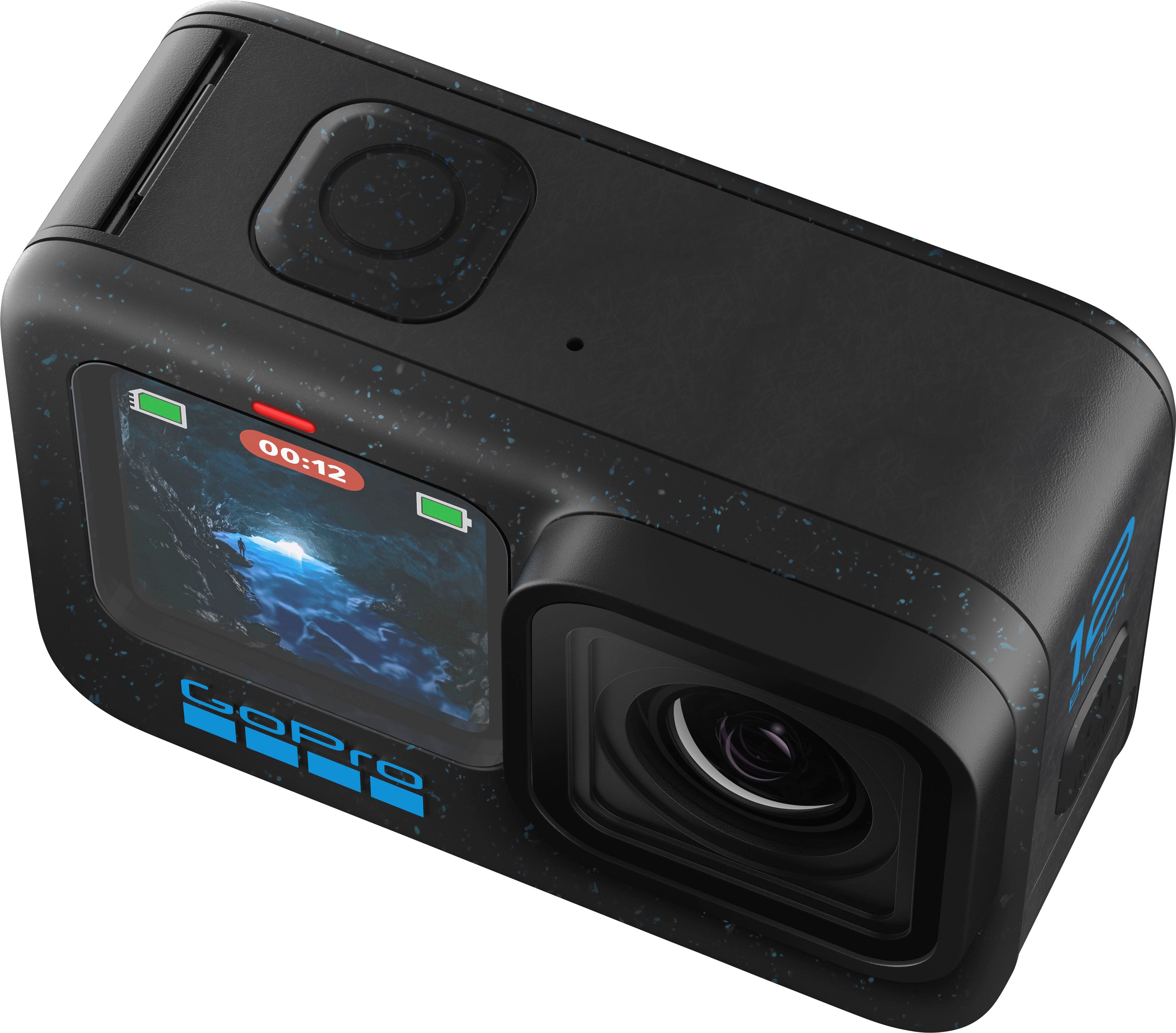 Back View: GoPro - HERO12 Black Action Camera - Black