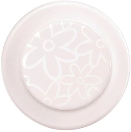 Front. PopSockets - PopSockets - MagSafe Round PopGrip Cell Phone Grip & Stand, with Adapter Ring - Horchata.