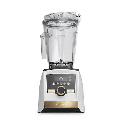 Front. Vitamix - Ascent Series A3500 Gold Label Blender - White.