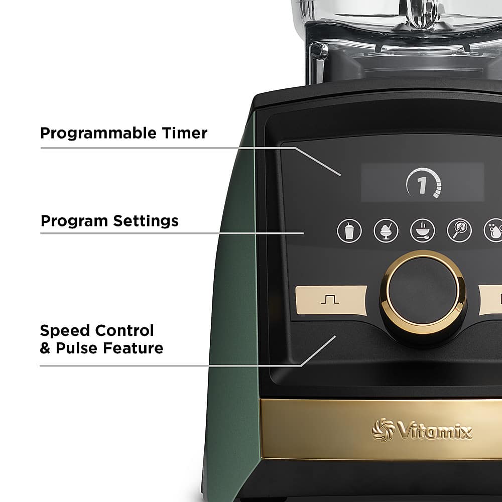 Alt View 13. Vitamix - Ascent Series A3500 Gold Label Blender - Matte Sage.