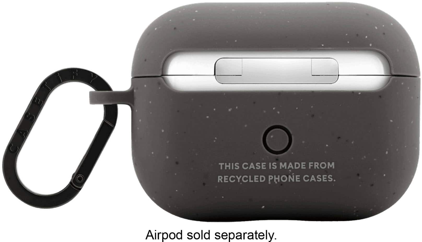 Alt View 12. CASETiFY - Ultra Impact AirPods Case for Apple AirPods Pro (2nd Generation) - Matte Charcoal with Ditsy Florals.