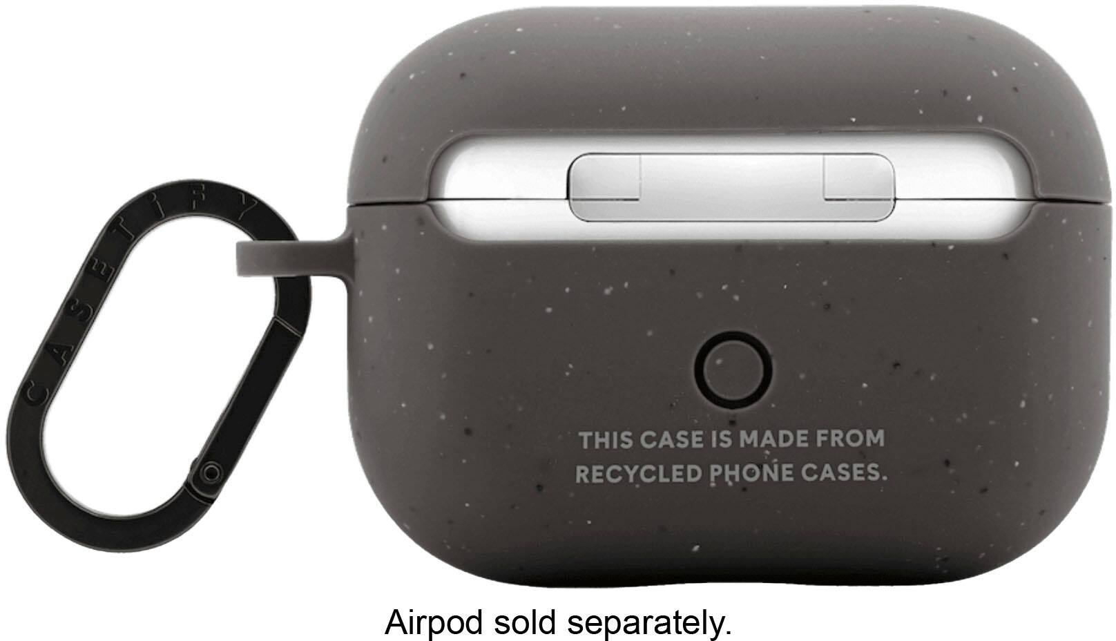 Alt View 12. CASETiFY - Ultra Impact AirPods Case for Apple AirPods Pro (2nd Generation) - Matte Charcoal with Ditsy Florals.