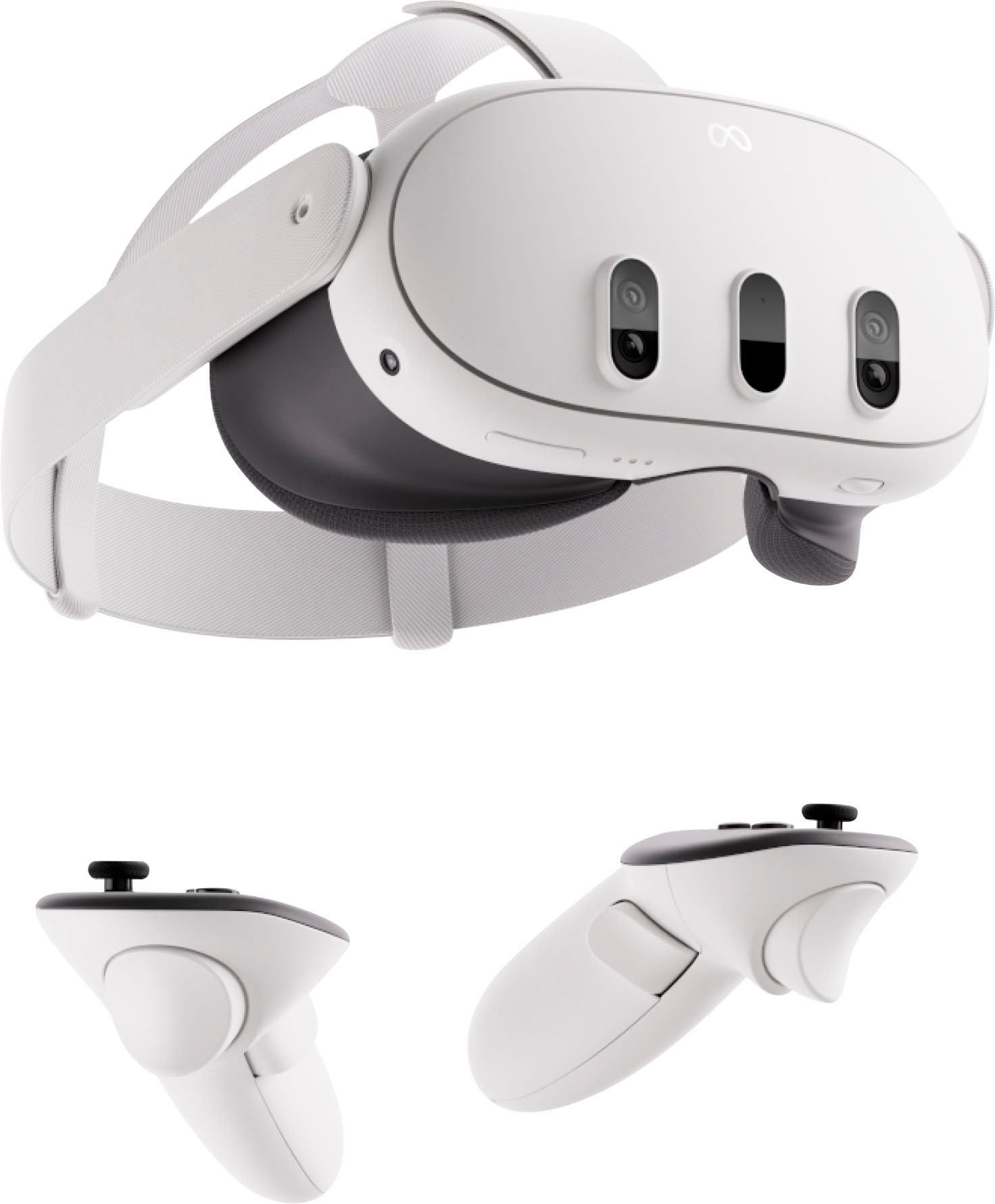 VR Headsets - Package Meta Quest 3 Breakthrough Mixed Reality 512GB White  and Quest 3 Elite Strap Gray - Best Buy