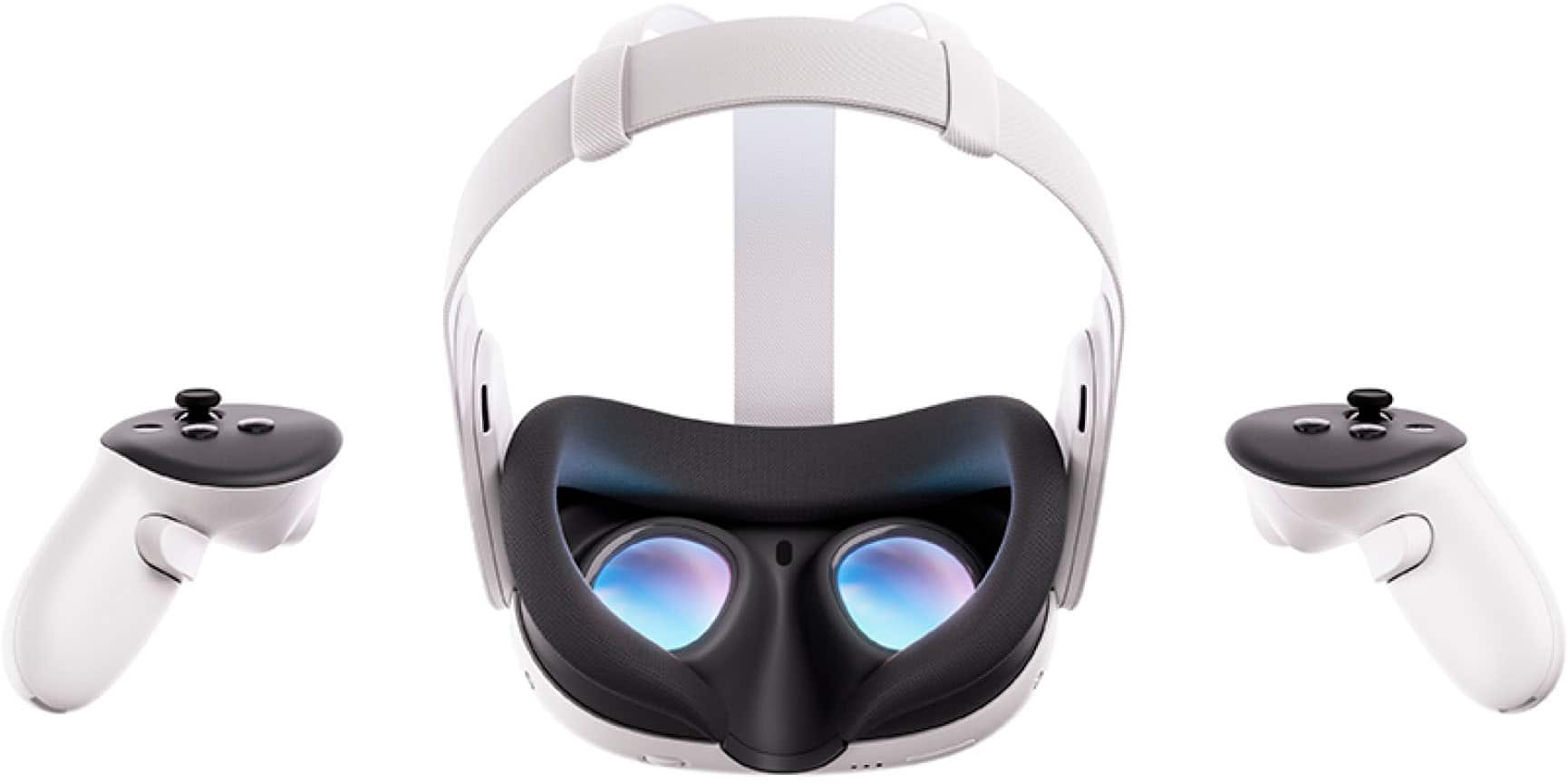 Left View: Meta - Quest 3 Breakthrough Mixed Reality - 512GB - White