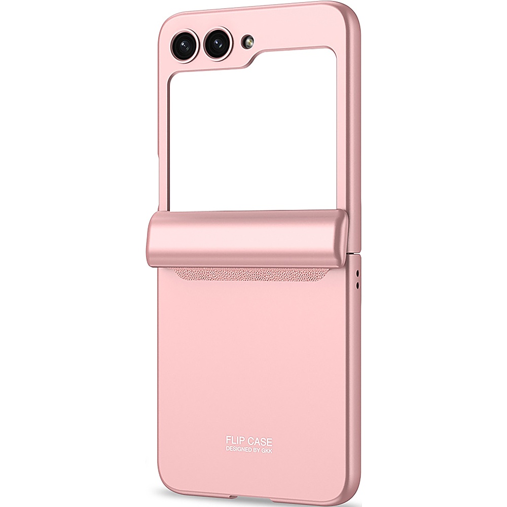 Samsung Galaxy Z Flip 5 4 Case, Custom Letter Real Pressed Pink Flower  Bumper Phone Case for iPhone 15 14 Pro Max Google Pixel 7 8 Pro 