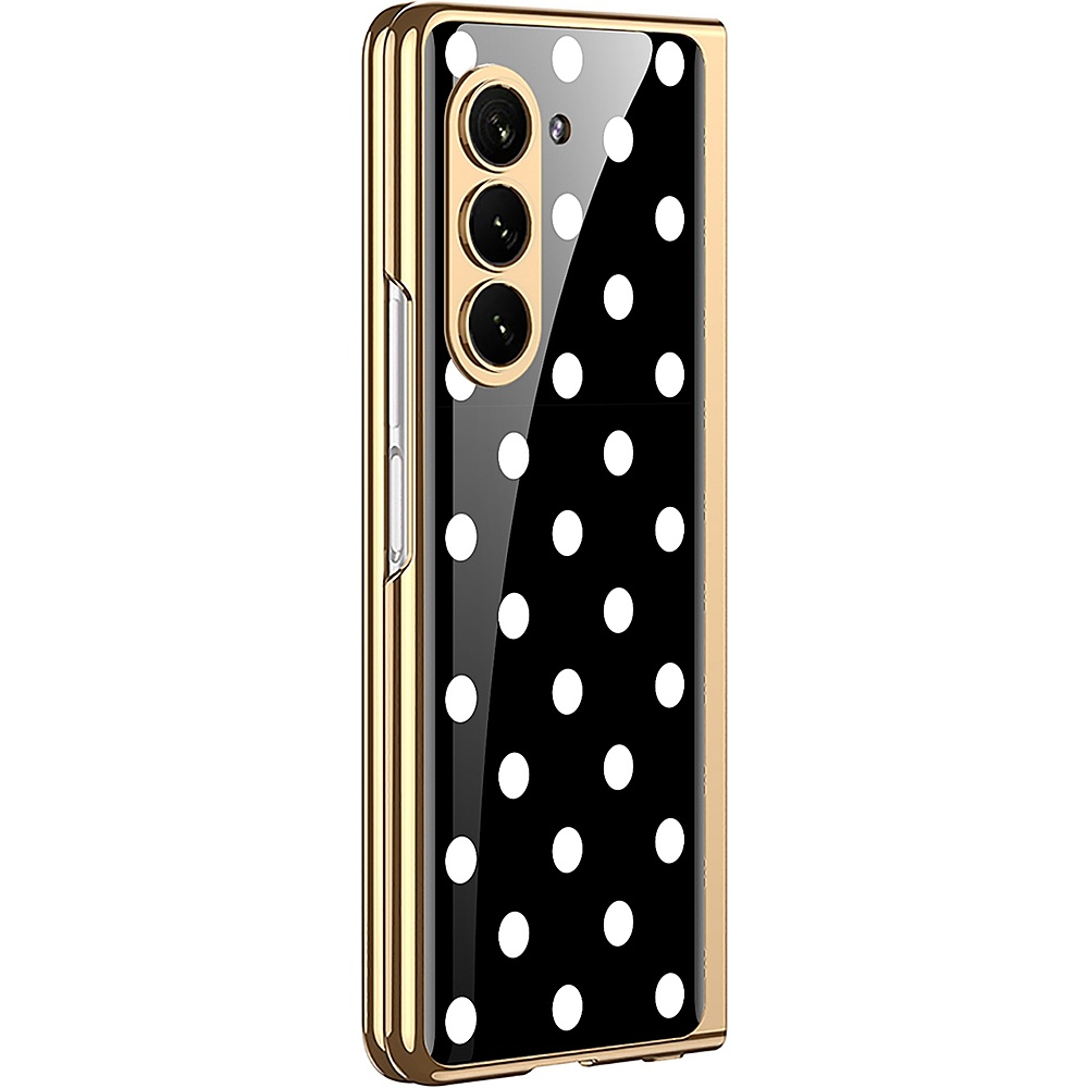 Best Buy: SaharaCase Luxury Carrying Case for Samsung Galaxy Z Flip (2019)  and Z Flip 5G (2020) Black/Gold SB-S-ZF-MB-A