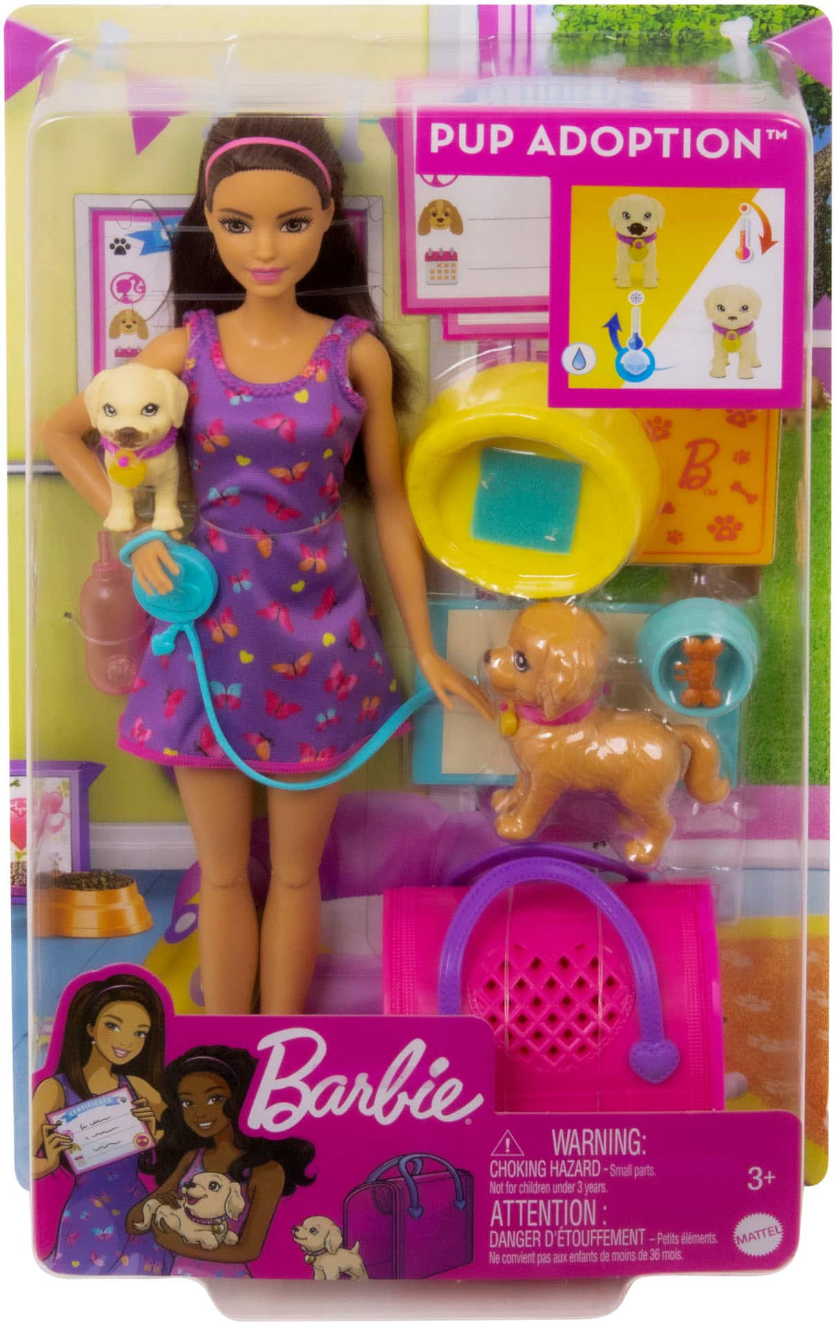 Alt View 17. Barbie - Pup Adoption Playset with Doll - Multicolor.