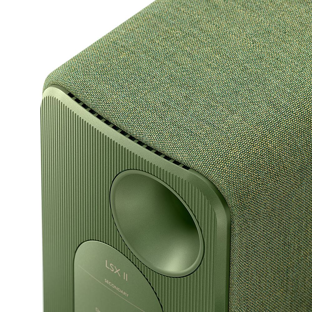 Alt View 12. KEF - LSXII Wireless Bookshelf Speakers (Pair) - Green.