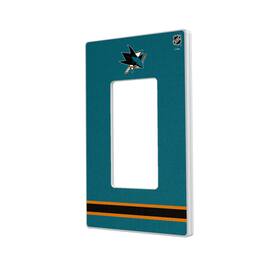 Keyscaper - San Jose Sharks Single Rocker Lightswitch Plate - Multicolor