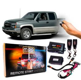 MPC - Semi-Plug & Play 1-Button Remote Start w/T-Harness For 2003-2006 1500/2500/3500 Chevrolet Silverado - Black