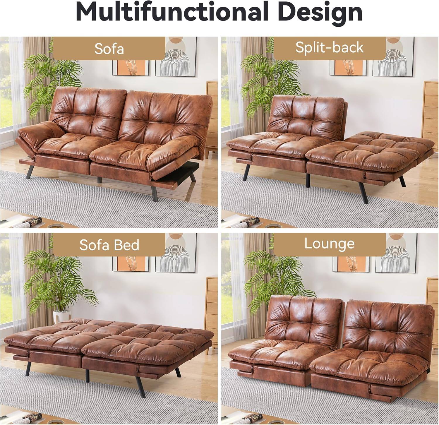 Multifunctional Design

Sofa

Split-back

Sofa Bed

Lounge