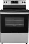 Insignia™ - 5 Cu. Ft. Freestanding Electric Range - Stainless Steel