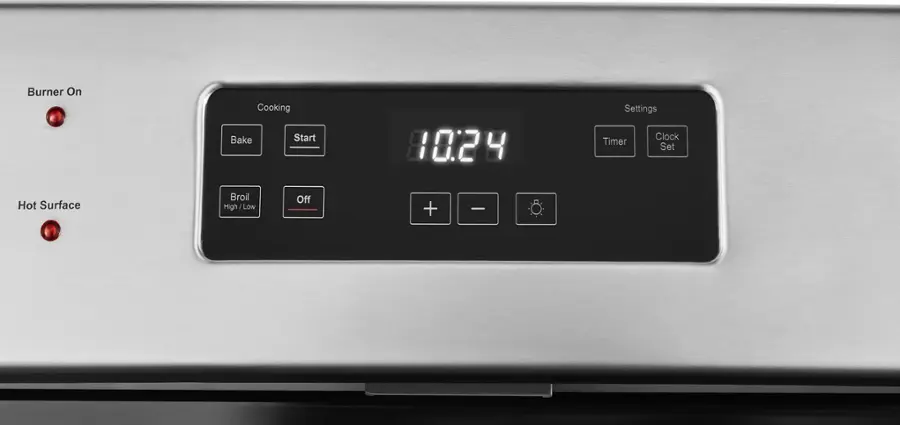 Alt View 1. Insignia™ - 5 Cu. Ft. Freestanding Electric Range - Stainless Steel.