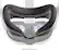 Left. Meta - Quest 3 Silicone Facial Interface - Black.