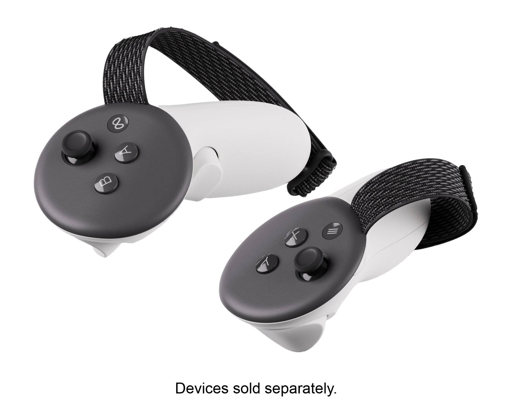 Back. Meta - Meta Quest Active Straps — Works with Meta Quest 3/3S — Works with Touch Plus Controllers - Gray.