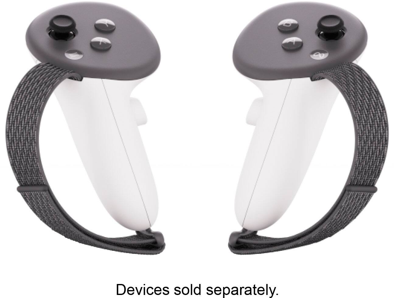 Left. Meta - Quest 3 Active Straps for Touch Plus Controllers - Gray.