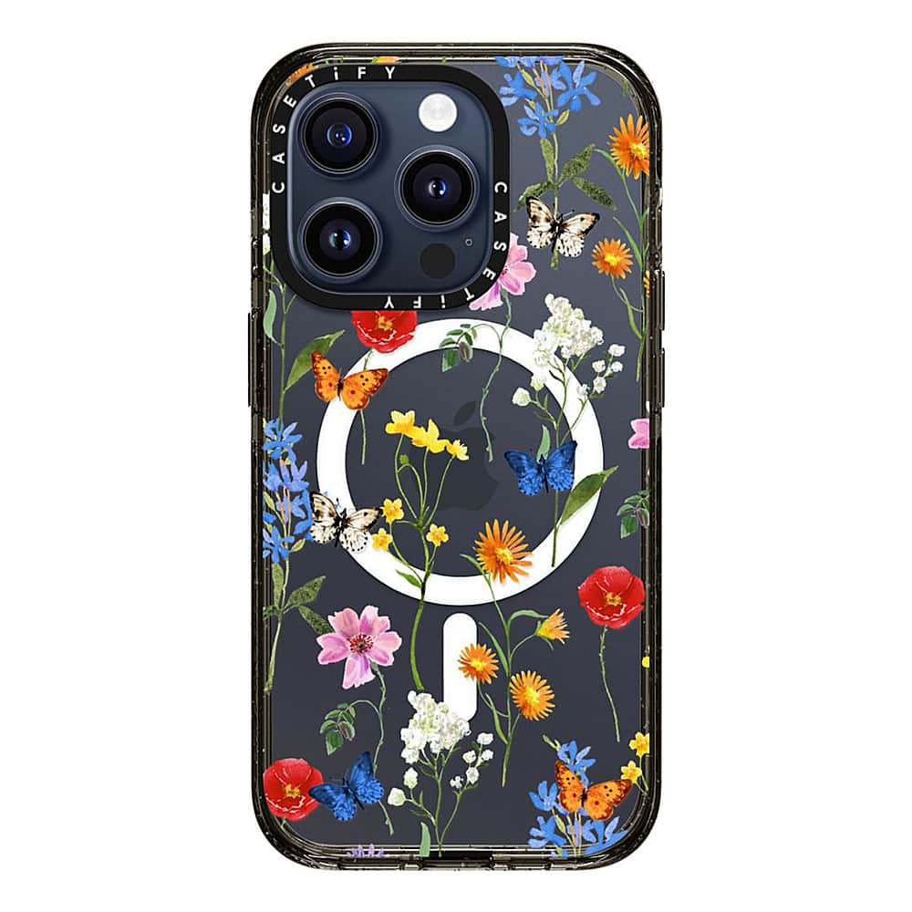 Alt View 1. CASETiFY - Impact Case with MagSafe for Apple iPhone 15 Pro - Ditsy Florals.