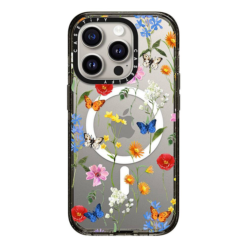 Alt View 2. CASETiFY - Impact Case with MagSafe for Apple iPhone 15 Pro - Ditsy Florals.