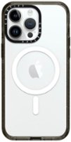 CASETiFY - Impact Case with MagSafe for Apple iPhone 15 Pro Max - Clear/Black - Front_Zoom