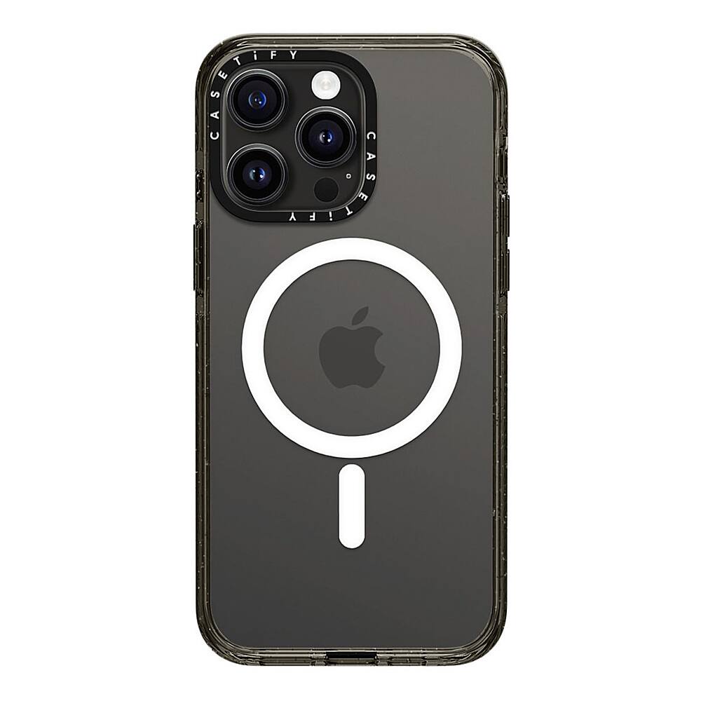 Alt View 2. CASETiFY - Impact Case with MagSafe for Apple iPhone 15 Pro Max - Clear/Black.