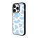 Alt View 3. CASETiFY - Impact Case with MagSafe for Apple iPhone 15 Pro - Blue Cow Print.