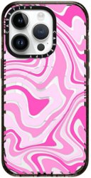CASETiFY - Impact Case with MagSafe for Apple iPhone 15 Pro - Pink Swirls - Front_Zoom