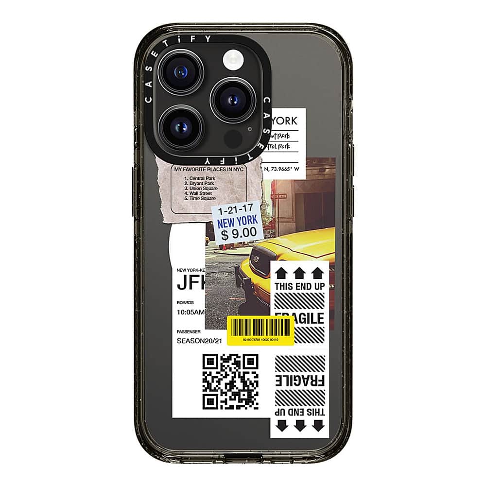 Alt View 2. CASETiFY - Impact Case with MagSafe for Apple iPhone 15 Pro - New York.