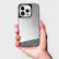 Alt View 12. CASETiFY - Mirror Case with MagSafe for Apple iPhone 15 Pro - Silver with Black Bumper.
