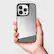 Alt View 12. CASETiFY - Mirror Case with MagSafe for Apple iPhone 15 Pro Max - Silver with Black Bumper.